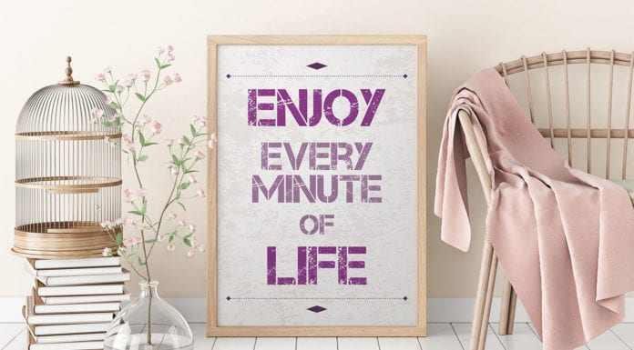 Plakaty typograficzne: pozwól, by Twoje wnętrze do Ciebie przemówiło