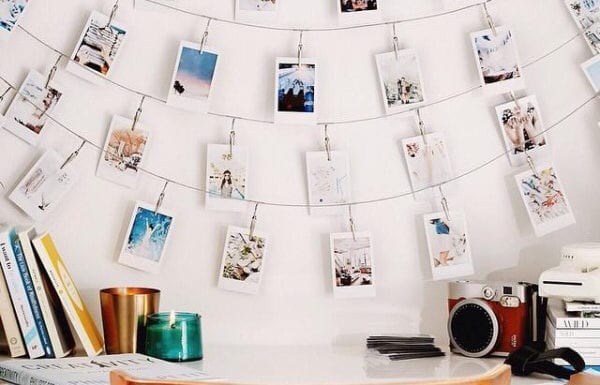 Wspomnienia z wakacji na ścianie