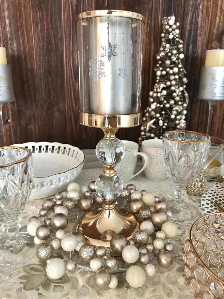 dekoracja stołu świątecznego