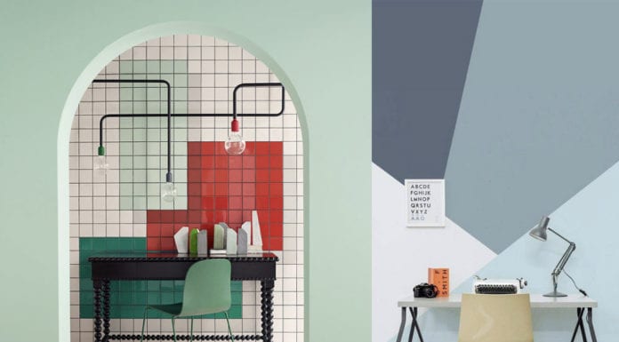 Kolorowa geometria – trend 2018