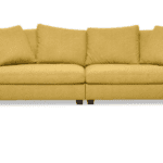 musztardowa sofa favi