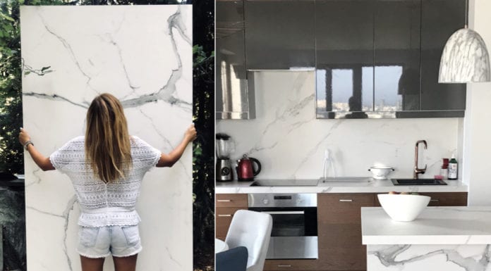 Płyty wielkoformatowe – jak ich użyć w mieszkaniu