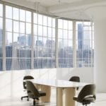 PoliszDesign-Propeller Conference Table with Peanut Base and Saarinen Executive Chair