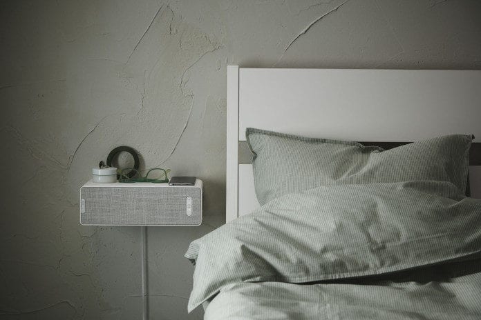 IKEA SYMFONISK głośnik półka pościel łóżko sonos