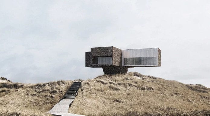 Autor Widmo dom beton inspiracje nowoczesny
