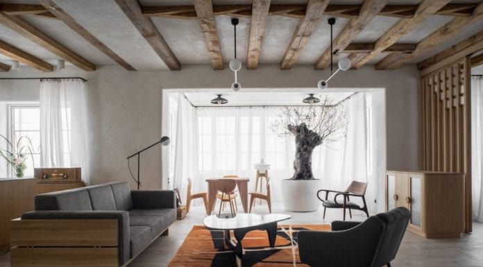 Przytulne wnętrza domu w stylu Wabi-sabi