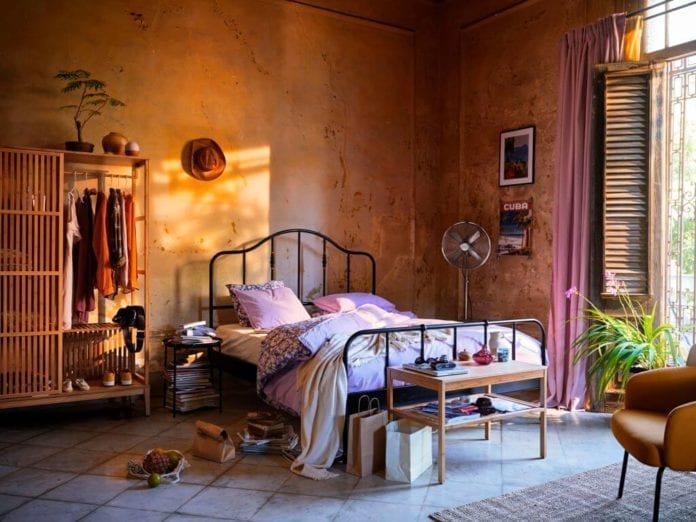 nowa-kolekcja-ikea-kwiecień-sypialnia-rustykalne-łóżki-domowe-inspiracje
