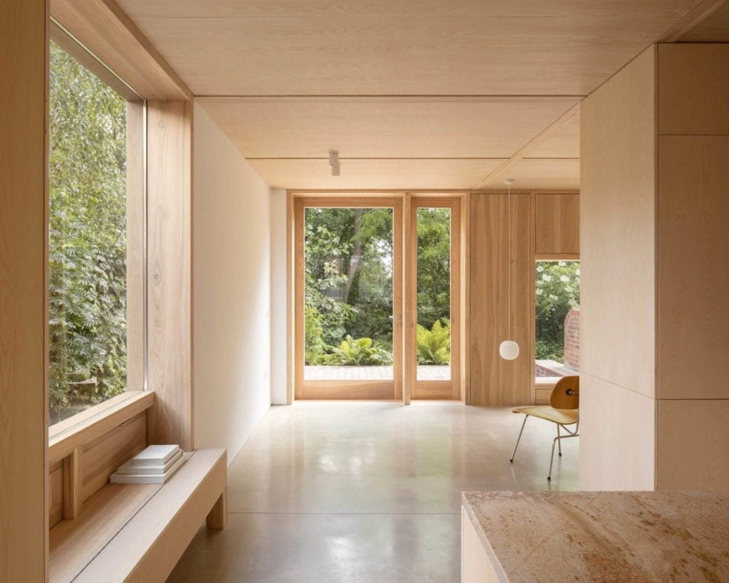 minimalizm-we-wnętrzu-drewno-płyty-inspiracje-beton-kuchnia-przedpokój