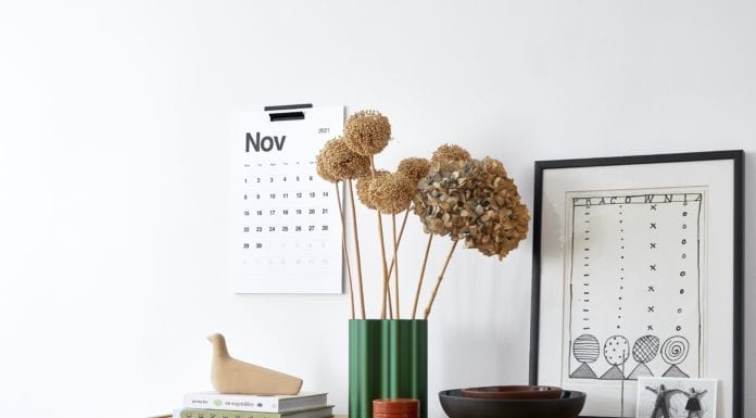 Minimalistyczny i ponadczasowy kalendarz ścienny, jakiego jeszcze nie widzieliście – KAL Kalendarz-ścienny