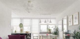 Przytulny-salon-kuchnia-jadalnia-rolety-rzymskie