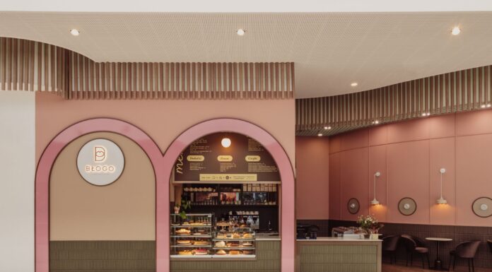 Wnętrze podane na słodko. Cukiernia BŁOGO projektu Biuro Kreacja